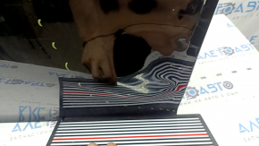 Ușă stânga față goală Alfa Romeo Giulia 17-24 aluminiu, negru 608, îndoită