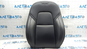 Tapițerie spătar scaun pasager Tesla Model 3 18-23, piele neagră, încălzită