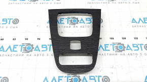 Ornamente consolă centrală Mercedes X167 GLS 450 580 20-23, lemn închis la culoare, zgârieturi, furnir umflat