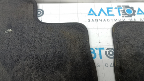 Set covorașe auto, din material textil, Mercedes X167 GLS 450 580 20-24, gri închis, 3 rânduri, pentru curățare