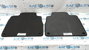 Set covorașe auto, din material textil, Mercedes X167 GLS 450 580 20-24, gri închis, 3 rânduri, pentru curățare