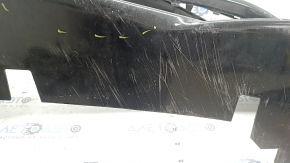 Bara față neagră Alfa Romeo Giulia 21-23, fără spălătoare de faruri și senzori de parcare, neagră, zgârieturi, presată, lac exfoliat, crăpată