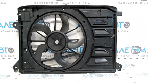 Difuzorul carcasei radiatorului asamblat Ford Fusion mk5 13-20 hibrid, plug-in BAPMIC