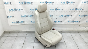 Пассажирское сидение Mercedes X167 GLS 450 20-20 с airbag, электро с памятью, подогрев, кожа бежевая с перфорацией, под химчистку, царапины, растянута сетка на спинке