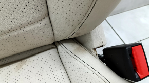 Пассажирское сидение Mercedes X167 GLS 450 20-20 с airbag, электро с памятью, подогрев, кожа бежевая с перфорацией, под химчистку, царапины, растянута сетка на спинке