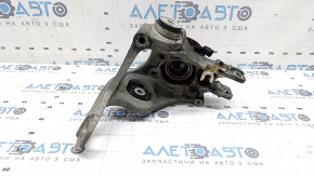 Ax punte stânga spate cu butuc Audi A4 B8 08-16 AWD cu senzor ABS, butuc ruginit, microfisuri în ABS