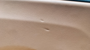 Ornamente ușă spate stânga Alfa Romeo Giulia 17-24 negre, cotiera piele neagră cu cusături maro, inserție piele maro, bordură cromată, inserție structură abanos, cu mâner, zgârieturi, lovituri