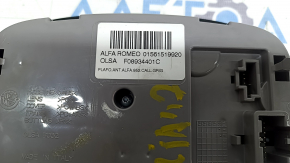 Stop față pentru Alfa Romeo Giulia 17-22 fără trapă, gri, zgârieturi, resturi sub geam