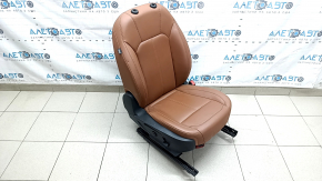 Scaun pasager Alfa Romeo Giulia 19-23 cu airbag, electric, încălzit, piele maro, curățabil chimic