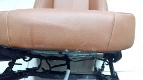 Scaun pasager Alfa Romeo Giulia 19-23 cu airbag, electric, încălzit, piele maro, curățabil chimic