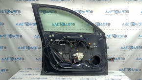 Дверь в сборе передняя левая VW Passat b8 16-19 USA черный LC9X, keyless, вмятина, окрашена 0.25