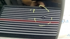 Ansamblu ușă spate dreapta VW Passat b8 16-19 USA negru LC9X, capăt lată, vopsit 0.20