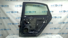Ansamblu ușă spate dreapta VW Passat b8 16-19 USA negru LC9X, capăt lată, vopsit 0.20