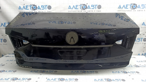 Крышка багажника VW Passat b8 16-19 USA черный LC9X, тычка, окрашена 0.20, лопнул герметик
