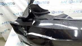 Бампер задний голый VW Passat b8 16-19 USA черный LC9X, отсутствуют фрагменты, трещины, затерт