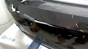 Бампер задний голый VW Passat b8 16-19 USA черный LC9X, отсутствуют фрагменты, трещины, затерт