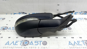 Ansamblu oglindă laterală dreapta VW Passat b8 16-18 USA 10+2 pini, semnalizator, BSM, încălzit, negru, sticlă lipită