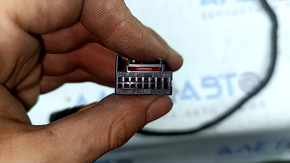 Ansamblu oglindă laterală dreapta VW Passat b8 16-18 USA 10+2 pini, semnalizator, BSM, încălzit, negru, sticlă lipită