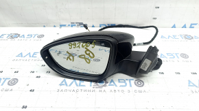 Ansamblu oglindă laterală stânga VW Passat b8 16-18 USA 10+2 pini, semnalizator, BSM, încălzit, negru