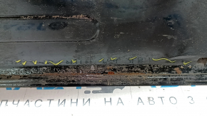Ușă spate stânga goală Ford Escape MK3 13-19 neagră G1, denivelări, coroziune