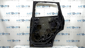 Ușă spate dreapta neagră Ford Escape MK3 13-19 G1, fund cu umflături, lovituri, coroziune