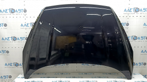 Капот голый Ford Escape MK3 17-19 рест, алюминий, черный G1, вмятина