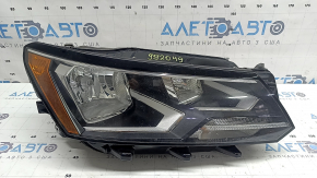 Фара передняя правая VW Passat b8 16-19 USA галоген, царапины, под полировку