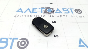 Ключ VW Passat b8 16-19 USA 4 кнопки, раскладной, потерт