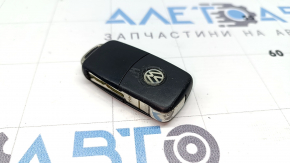 Ключ VW Passat b8 16-19 USA 4 кнопки, раскладной, потерт