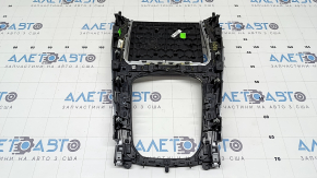 Накладка центральной консоли BMW X5 G05 19-26 под дерево Fineline Stripe, с подсветкой, царапины