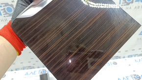 Накладка центральной консоли BMW X5 G05 19-26 под дерево Fineline Stripe, с подсветкой, царапины