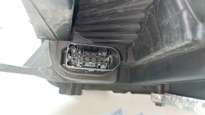 Фара передняя правая в сборе Ford Escape MK3 17-19 рест ксенон+led светлая, пожелтело стекло, потрескался лак