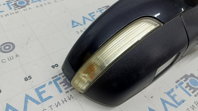 Ansamblu oglindă retrovizoare dreapta Ford Escape MK3 17-19, 14 pini, semnalizator, iluminare spate, încălzire BSM, negru, semnalizatorul se va îngălbeni