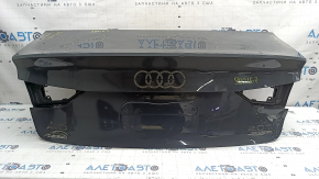 Крышка багажника Audi A3 8V 15-20 4d серый LX7M, в клее, вмятина