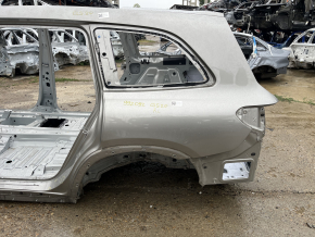 Aripă spate stânga Mercedes X167 GLS 450 580 20-26 pe caroserie, argintiu, zgârieturi, denivelări