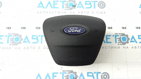 Подушка безопасности airbag в руль водительская Ford Escape MK3 17-19 рест, черная, ржавый пиропатрон