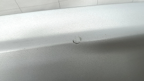 Ornament bara spate inferioară Ford Escape MK3 13-19 2 țevi, structură gri sub bara de remorcare, zgârieturi, lovituri