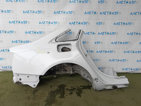 Четверть крыло задняя правая Audi A6 C7 12-18 отпилена, белая, крашенная