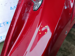 Aripă spate stânga VW Tiguan 18-24 tăiată lungă, roșie, fund