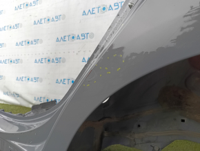 Aripă spate stânga Honda Accord 23-26 tăiată cu stâlpul central, gri, denivelări, lovituri, coroziune