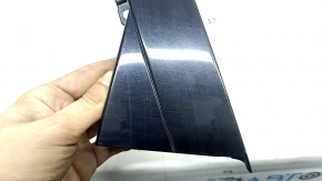 Накладка двери боковая задняя левая Audi A3 8V 15-20 4d, задняя, черная глянец, под полировку