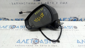 Зеркало боковое левое в сборе Audi A3 8V 15-20 4d, 5d, 6 пинов, поворотник, подогрев, серое