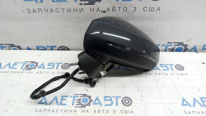 Зеркало боковое левое в сборе Audi A3 8V 15-20 4d, 5d, 6 пинов, поворотник, подогрев, серое