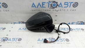 Зеркало боковое правое в сборе Audi A3 8V 15-20 4d, 5d 6 пинов, поворотник, подогрев, серое
