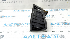 Deflector conductă de aer stânga bord Ford Escape MK3 13-19 negru cu negru lucios, luciu uzat