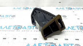 Deflector conductă de aer stânga bord Ford Escape MK3 13-19 negru cu negru lucios, luciu uzat