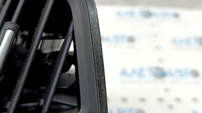 Deflector conductă de aer stânga bord Ford Escape MK3 13-19 negru cu negru lucios, luciu uzat