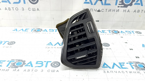 Deflector conductă de aer bord dreapta Ford Escape MK3 13-19 negru cu negru lucios, uzat lucios