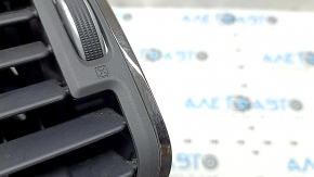 Deflector conductă de aer bord dreapta Ford Escape MK3 13-19 negru cu negru lucios, uzat lucios