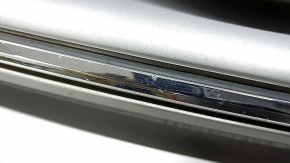 Решетка радиатора grill Ford Escape MK3 17-19 рест, серая, с хромом, с эмблемой, тычки